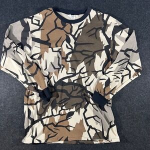 Vintage Predator Camouflage Long Sleeve T-Shirt Mens L Hunting USA Made